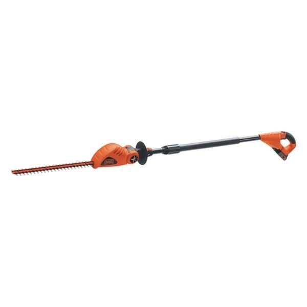 Black & Decker® - 20 V 18" Cordless Electric Telescoping Pole Hedge Trimmer with Rotating Head