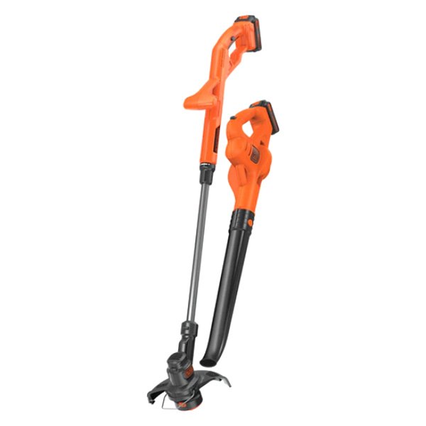 Black & Decker® - 20 V Orange 10" Electric Cordless String Trimmer and Edger Kit