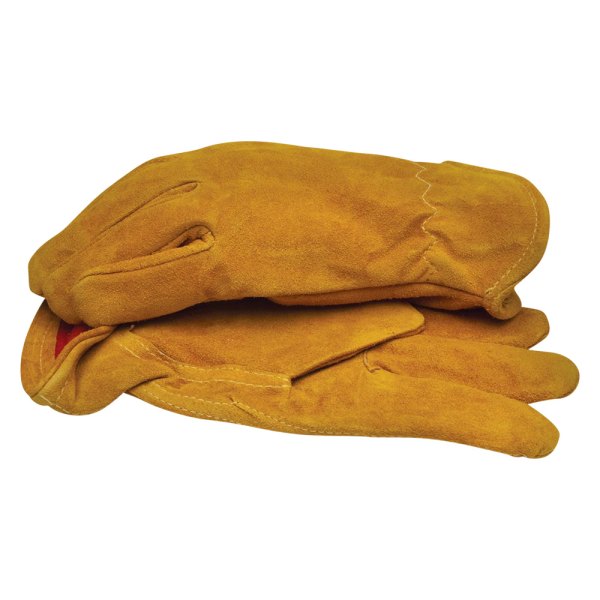BlackCanyon Outfitters® - X-Large Fleece Lining Orange Split Cowhide Leather Gloves