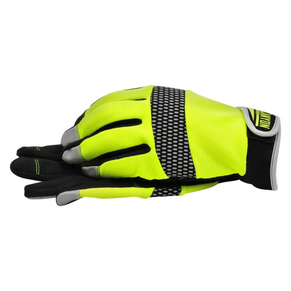 BlackCanyon Outfitters® - Large Hi-Viz Yellow/Gray/Black Polyester/Spandex General Purpose Gloves