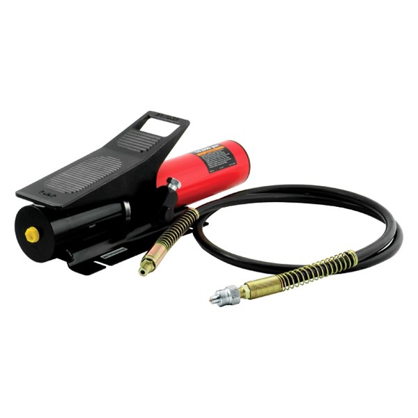 Blackhawk Automotive® - 36 cu in 10 t Single Speed Air Operated Hydraulic Pump with Hose Combo