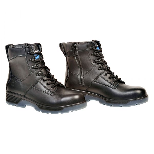 black composite boots