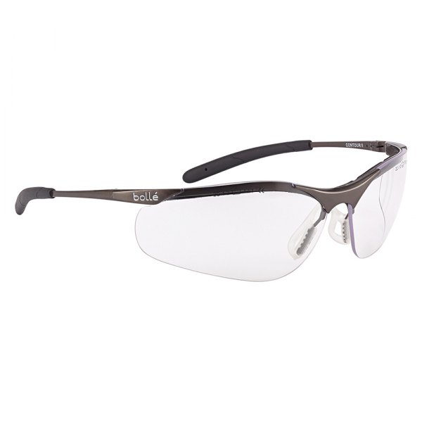 Bolle® - Contour Metal™ Anti-Scratch Clear Safety Glasses