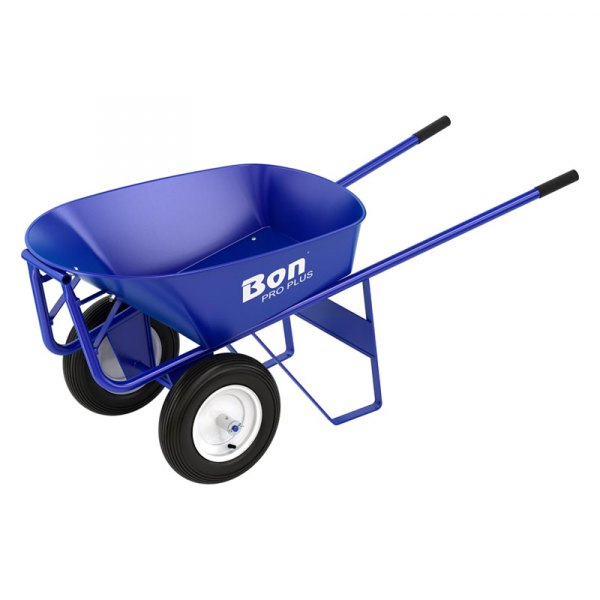 Bon Pro Plus® - 6 cu ft 6 cu ft Steel Blue Roofer's Barrow With Ribbed Double Wheel