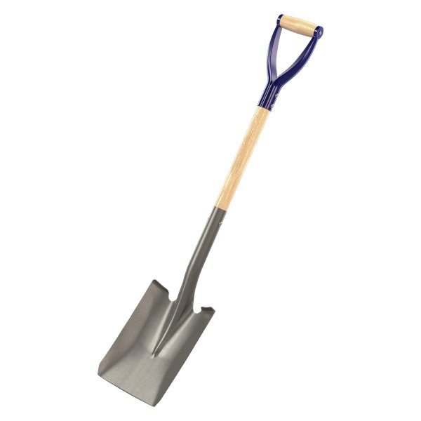 Bon Pro Plus® - Square Shovel with 27" D-Grip Wood Handle