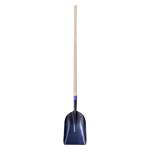 Bon Pro Plus® - 11-1/2" Steel Scoop Shovel with 48" Straight Wood Handle