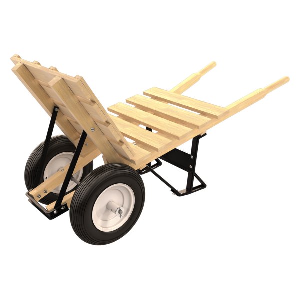 Bon Pro Plus® - Wood Brick and Tile Barrow with Double 4-Ply Ribbed Wheels