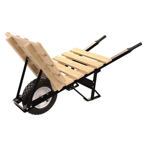 Bon Pro Plus® - Wood Brick and Tile Barrow with Single Flat Free Wheel