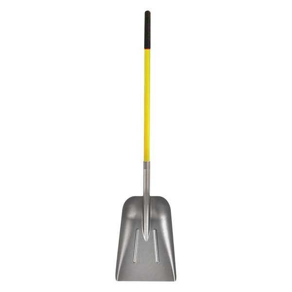Bon Pro Plus® - Western 15-1/4" Aluminum Scoop Shovel with 48" Straight Fiberglass Handle