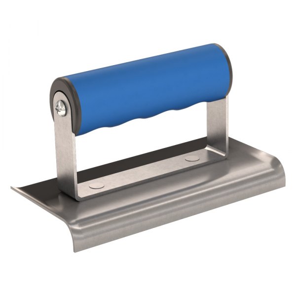Bon Trade Tough® - 6" x 3" Radius 3/8" Steel Outside Corner Edger with Plastic Comfort Grip Handle