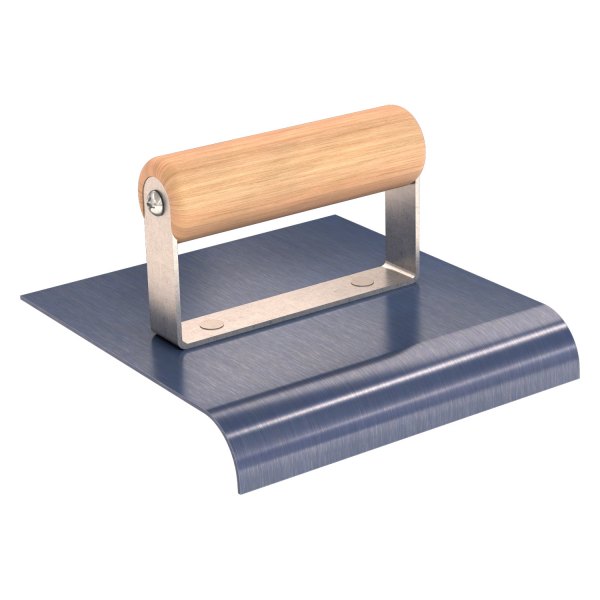 Bon Trade Tough® - 6" x 6" Radius 3/4" Steel Outside Corner Edger with Wood Comfort Grip Handle