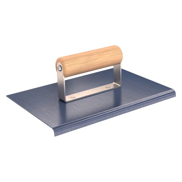 Bon Trade Tough® - 9" x 6" Radius 1/4" Steel Outside Corner Edger with Wood Comfort Grip Handle