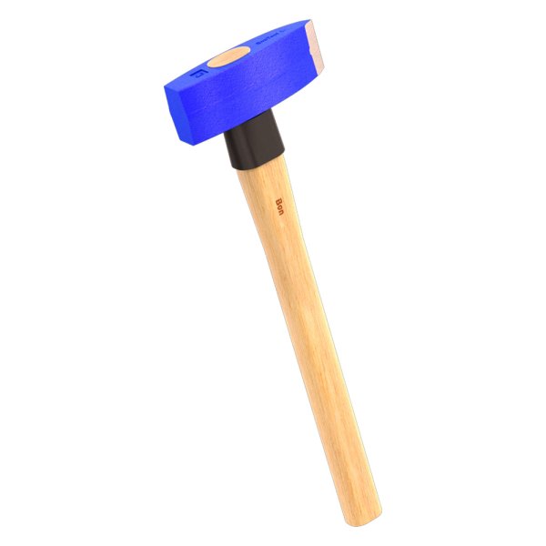 Bon® - 3 lb Wood Handle Rectangular Face Veritcal Blade Stone Mason Hammer
