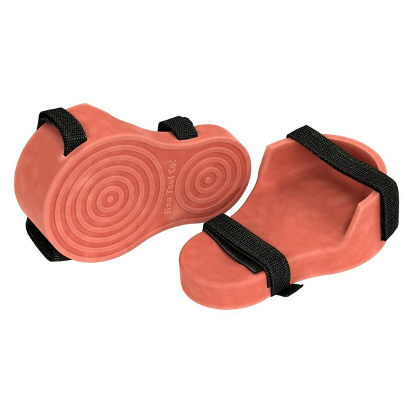 Bon® - Red Rubber Contoured Heavy-Duty Knee Pads