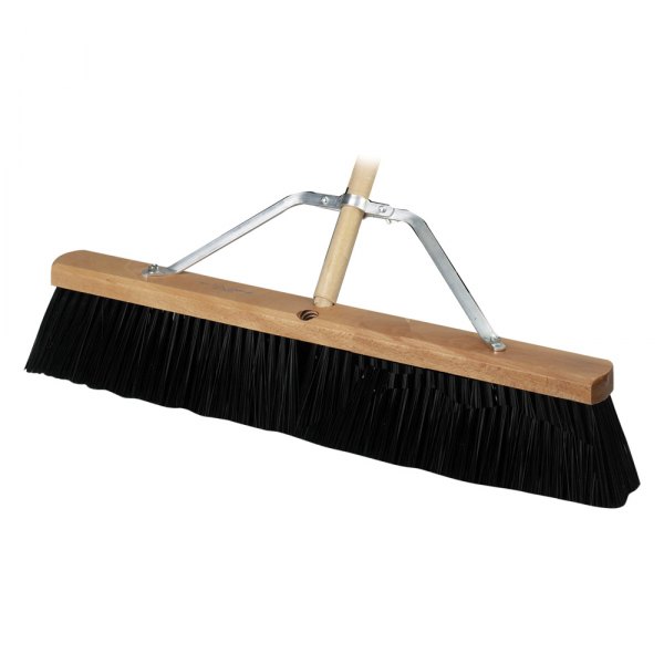 Bon® - 18" Heavy Duty Concrete Floor Broom with 5' Wood Handle