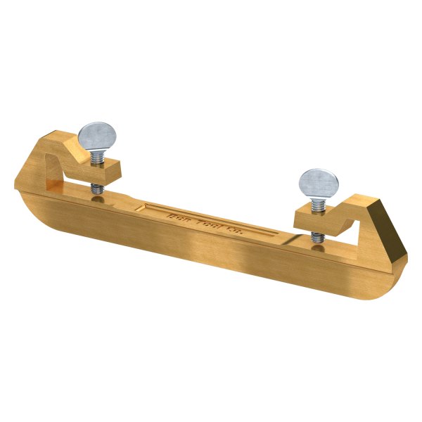 Bon® - Bit 1/2" x 1" Radius 1/4" Bronze Concrete Bull Float Groover Attachment