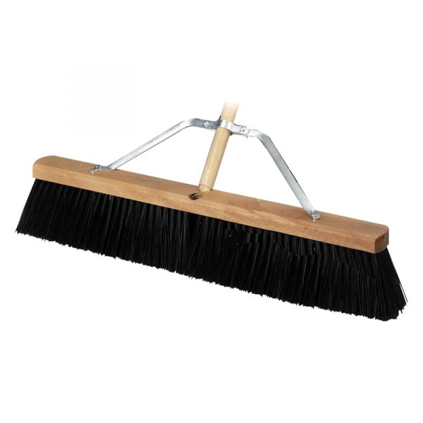Bon® - 24" Heavy Duty Concrete Floor Broom with 5' Wood Handle