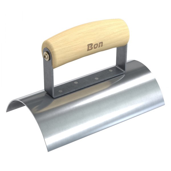Bon® - 7" x 4" Stainless Steel Invert Edger with Wood Comfort Wave Handle