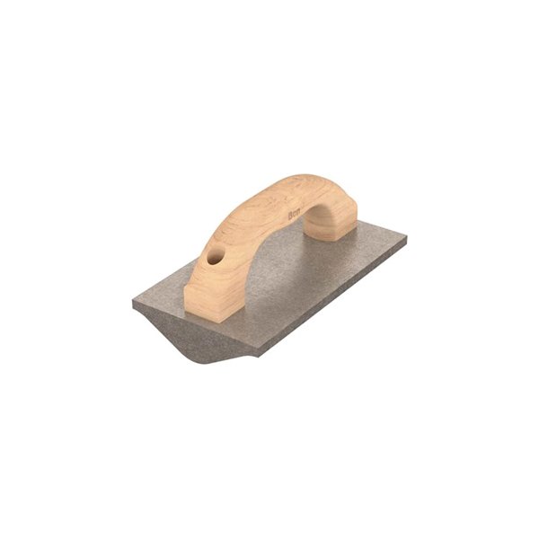 Bon® - 4-1/2" x 7-1/4" Square End Aluminum Rumble Strip Hand Float with Wood Handle