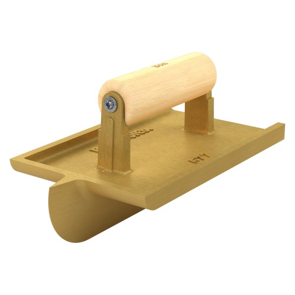 Bon® - 7-1/2" x 4-1/2" Bit 1" x 1-1/2" Bronze Concrete Oversize Groover with Wood Comfort Grip Handle