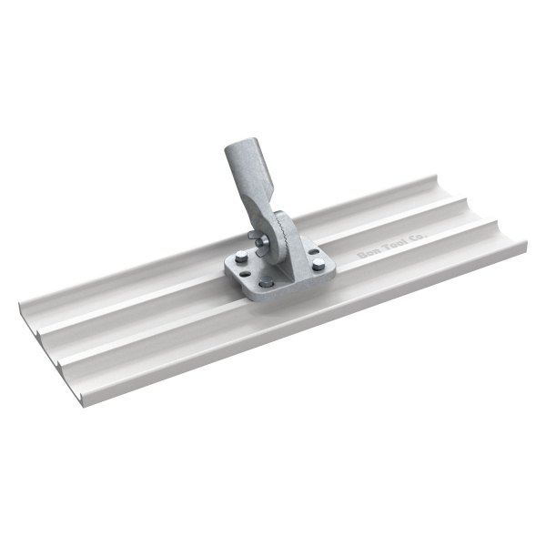 Bon® - 24" x 8" Square End Magnesium Bull Float with Threaded Universal Bracket