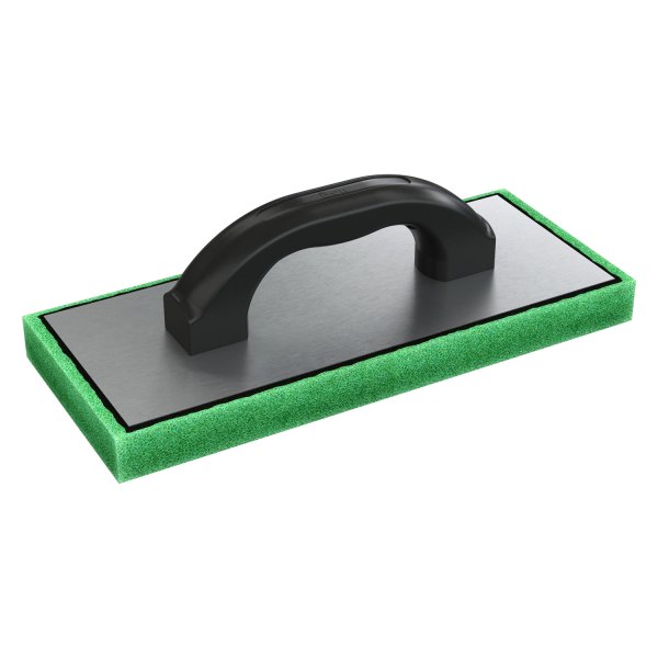 Bon® - 12" x 5" x 1" Square End Green Foam Float with Plastic Handle