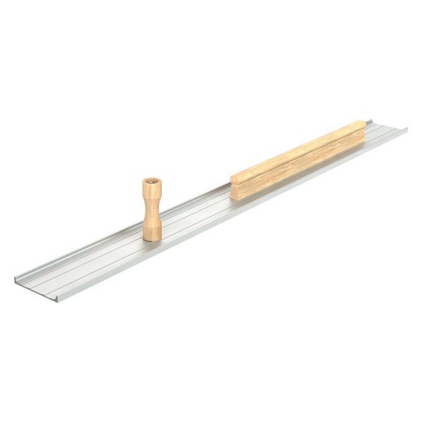 Bon® - 42" x 4-7/8" Square End Aluminum Single Notch Darby with Knob and Rail