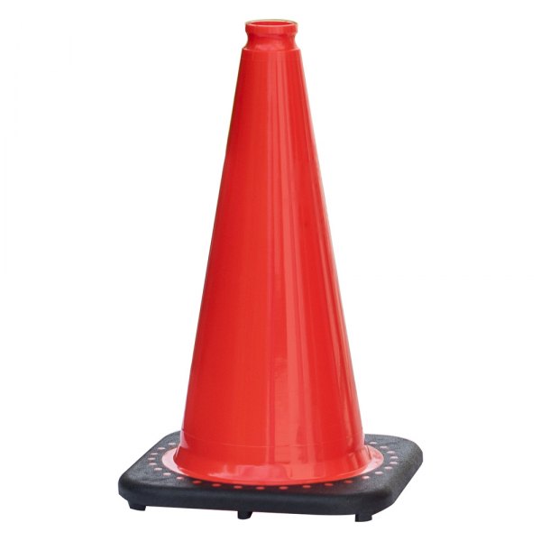 Bon® - 18" Orange Fluorescent Traffic Cone