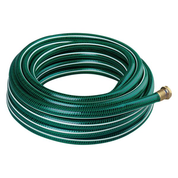Bon® - Gilmour™ 5/8" x 50' Vinyl Green Economy Water Hose with Solid Brass Coupling