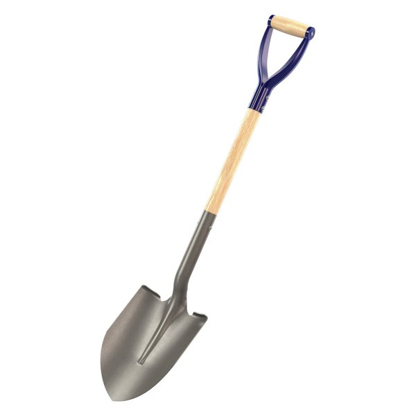 Bon® - Round Shovel with 27" D-Grip Wood Handle