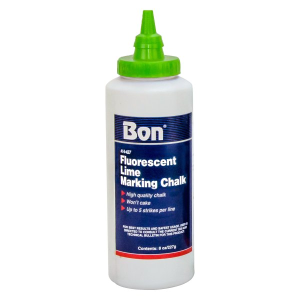 Bon® - 8 oz. Fluorescent Lime Marking Chalk
