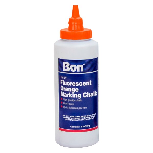 Bon® - 8 oz. Fluorescent Orange Marking Chalk
