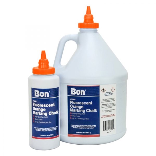 Bon® - 5 lb Fluorescent Orange Marking Chalk