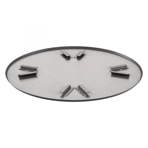 Bon® - 36" x Round End Carbon Steel Float Pan with Z Clip