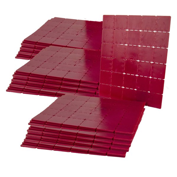 Bon® - 1/8" Red Plastic Masonry Shims