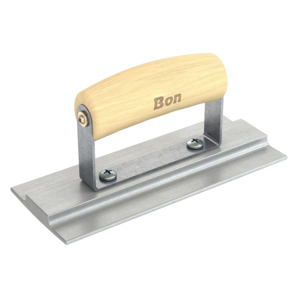 Bon® - 7-1/2" x 3-1/8" Square End Magnesium Formed Wall Float with Wood Handle