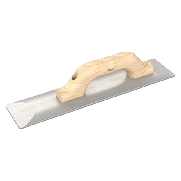 Bon® - WhaLite™ 16" x 3-1/2" x 7/16" Square End Magnesium Finisher Float with Wood Handle