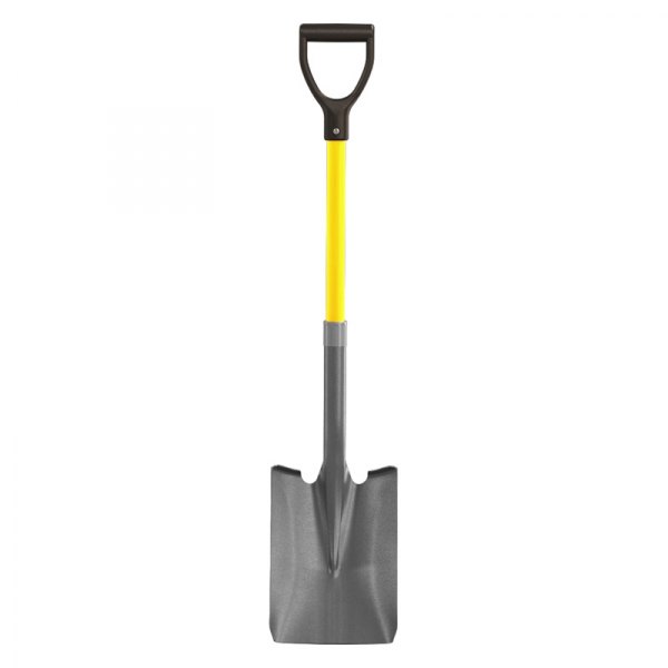 Bon® - Square Shovel with 27" D-Grip Fiberglass Handle