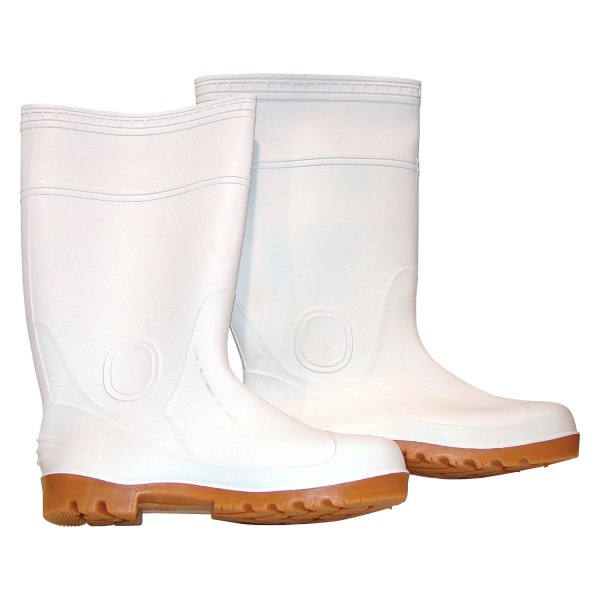 Bon® - 10 Size Rubber White Concrete Placer Rain Boots