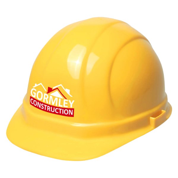 Bon® - Bonfire™ 3" to 1-1/2" Yellow Cap Style Hard Hat with Ratchet Suspension