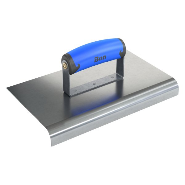 Bon® - 10" x 6" Radius 3/4" Stainless Steel Outside Corner Concrete Sidewalk Edger with Plastic Comfort Wave Handle