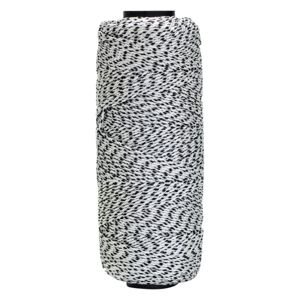 Bon® - #18 500' Black/White Braided Flecked Nylon Mason Line