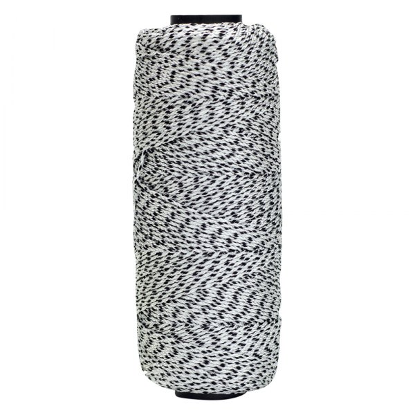 Bon® - #18 1000' Black/White Braided Flecked Nylon Mason Line