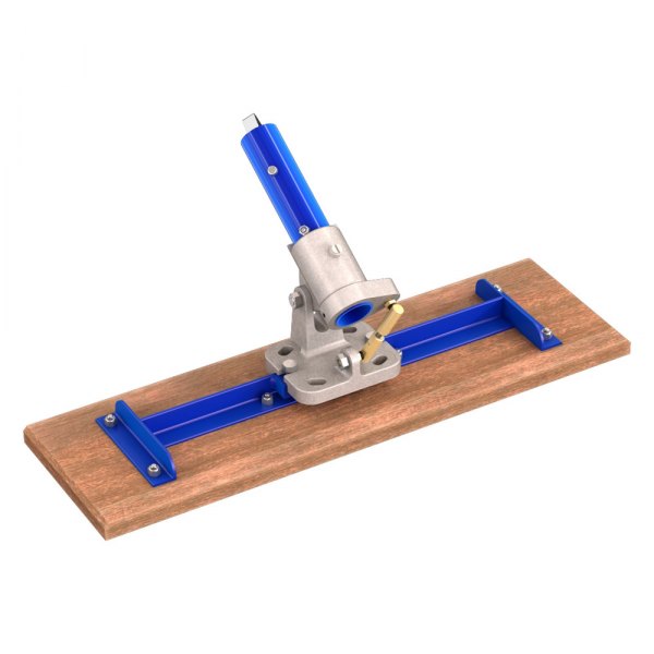 Bon® - 24" x 7-1/4" Square End Wood Bull Float with Rock'N'Roll™ Adjustable Bracket