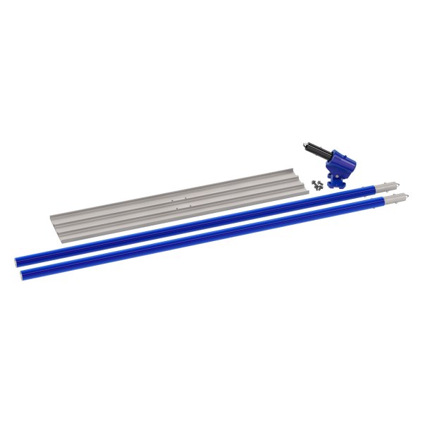 Bon® - 48" x 8" Square End Magnesium Bull Float with Wormgear Adjustable Bracket and 2 Handles