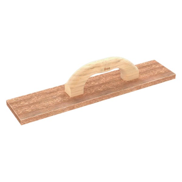 Bon® - 16" x 3-1/2" x 1/2" Square End Redwood Float with Wood Handle