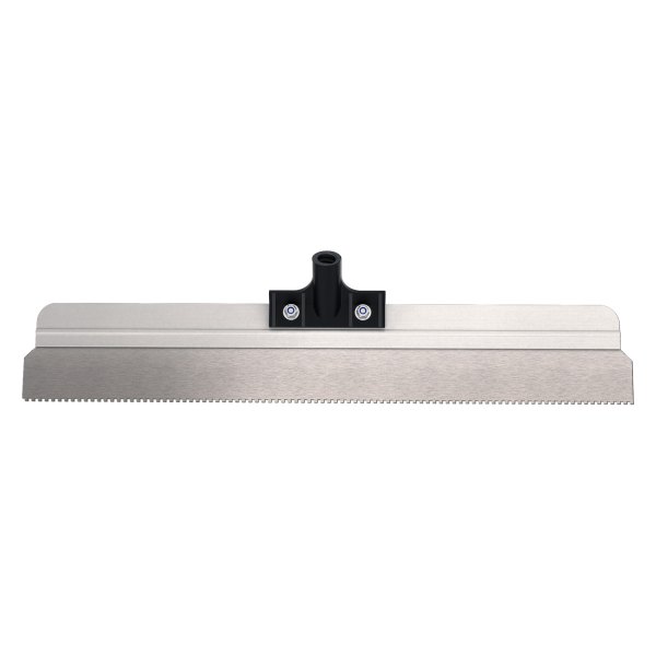Bon® - 24" Stainless Steel Notched Overlay Spreader with 1/8" square Notch and Bracket