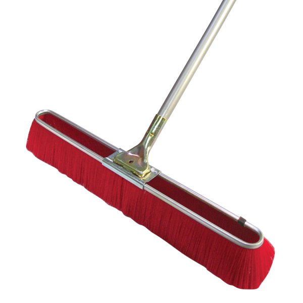 Bon® - 24" Red Floor Broom with 5' Metal Handle