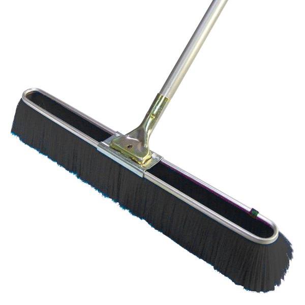Bon® - 24" Black Floor Broom with 5' Metal Handle