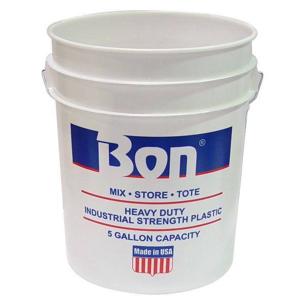 Bon® - 5 gal White Plastic Bucket
